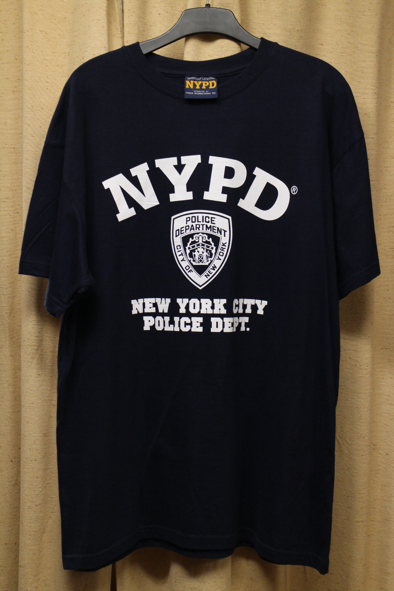 TShirt New York Police Department original XL blau