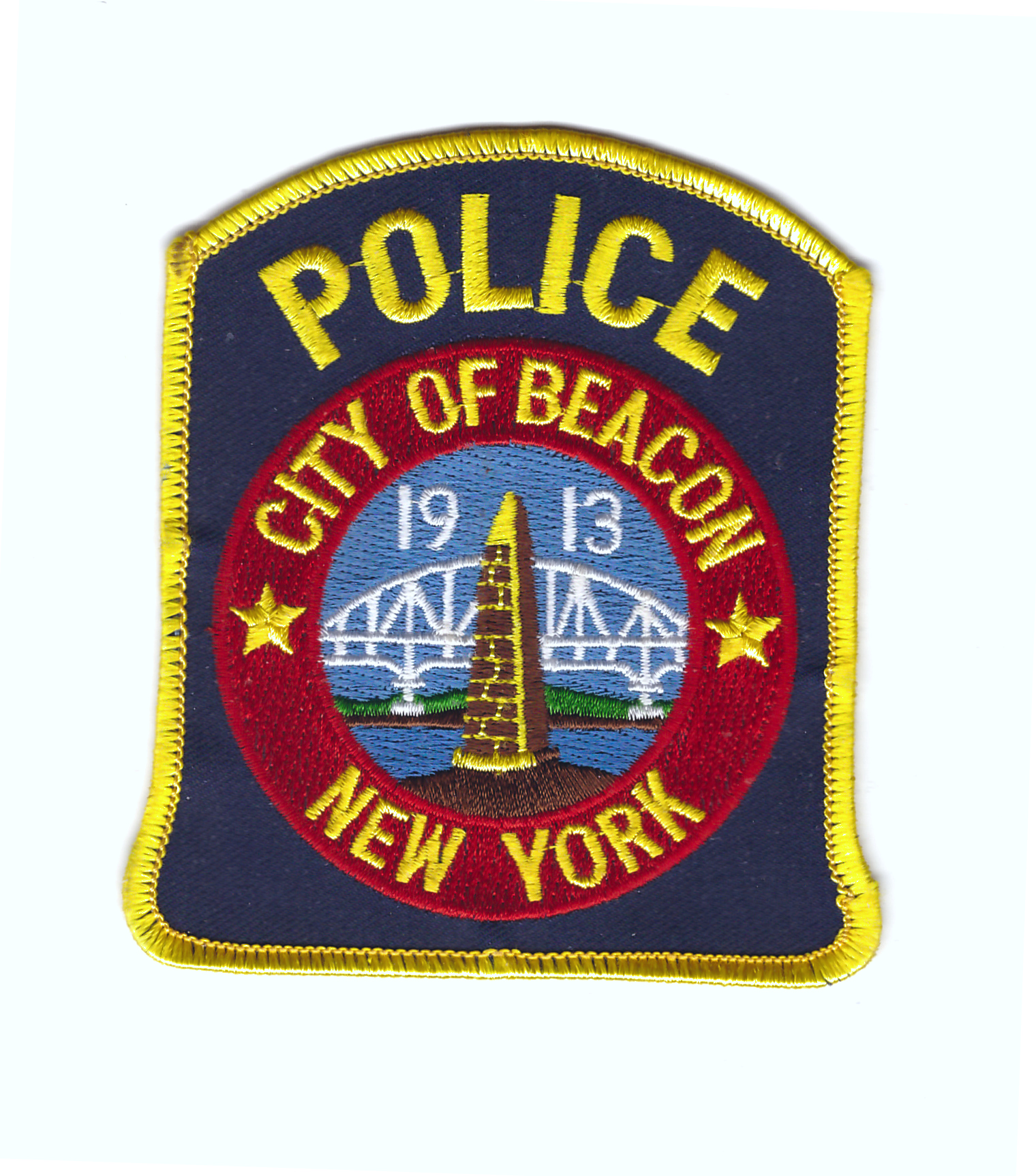 New York City of Beacon Police Patch Abzeichen