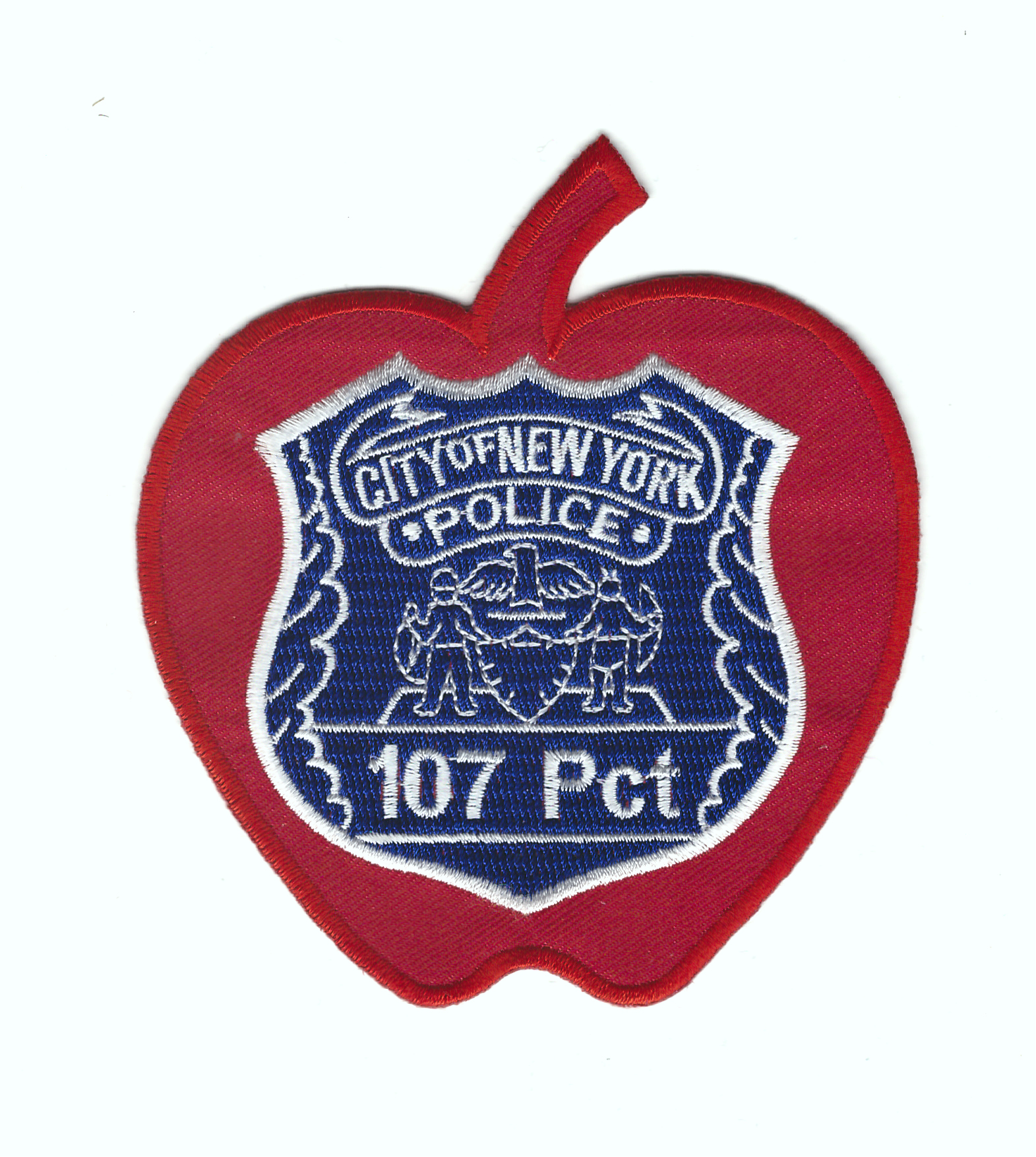 New York City Police 107 Pct (Bezirk) Patch Abzeichen